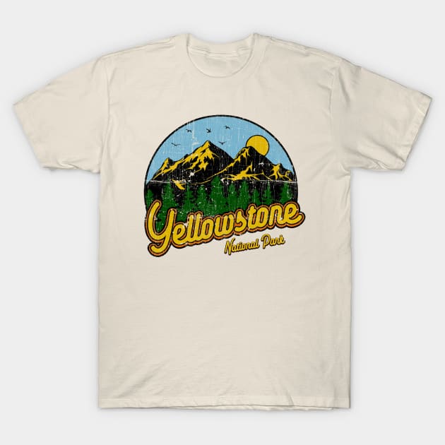 Vintage Yellowstone Park T-Shirt by OniSide